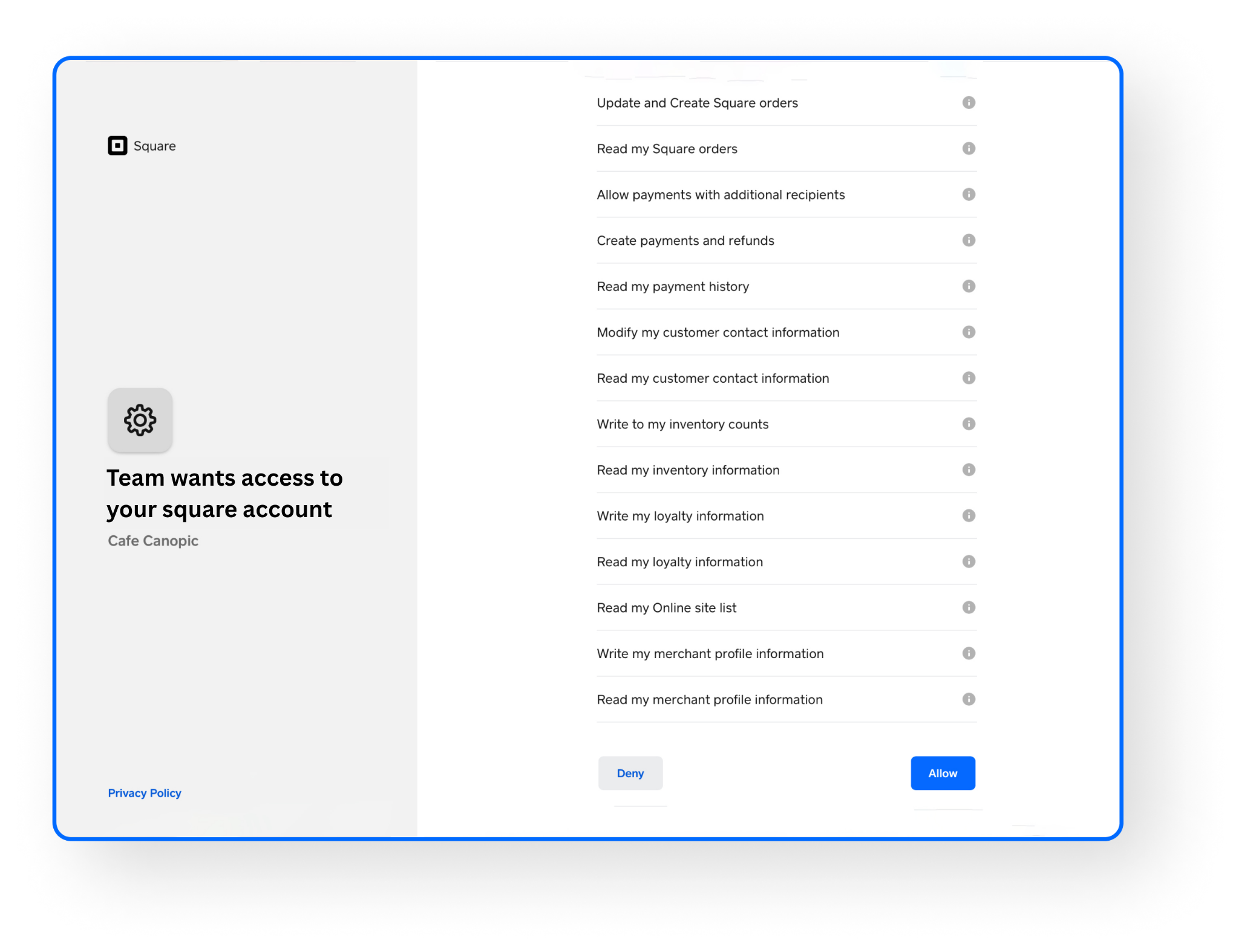 Mobile apps for square